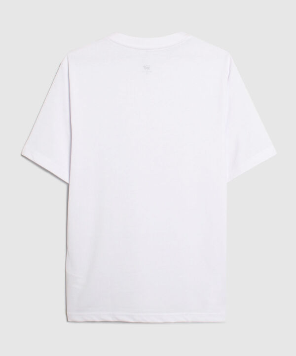 Camiseta Interior Pack X2 Camiseta Interior Algodón Cuello Redondo Alto Blanco Lisa M/C image number null